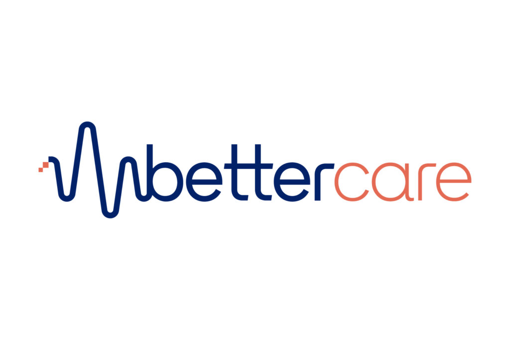 bettercare writing with heartbeat symbol