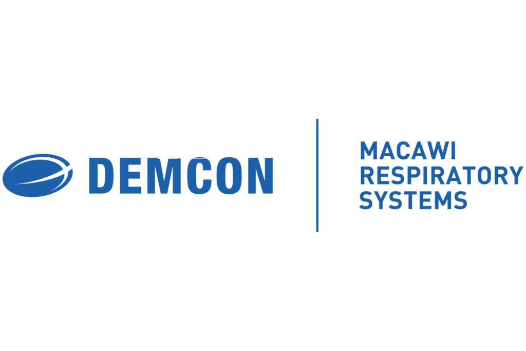 Demcon logo in blue
